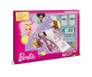 Multiprint Barbie Sticker Machine Stamp Set Kids Craft Activity Stationery