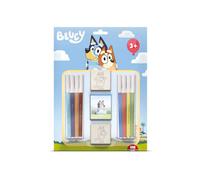 Bluey Blister Kids Craft and Stationery Set with 2 Stamps