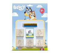 Multiprint Bluey Blister Pack 5 Stamps - Kids Craft & Stationery Set