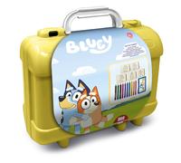Multiprint Bluey Travel Carry Case Stamp Set Kids Craft Activity Colouring