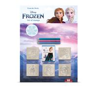 Multiprint Frozen 2 Blister Pack 5 Stamps - Kids Craft & Stationery Set in Pink | Size: 1 Pack Multiprint Pink 1 Pack