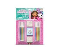 Multiprint Gabbys Dollhouse Blister Pack 2 Stamps - Kids Craft & Stationery Set