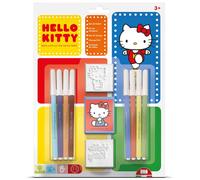 Multiprint Hello Kitty Blister Pack 2 Stamps - Kids Craft & Stationery Set in Pink | Size: 1 Pack Multiprint Pink 1 Pack