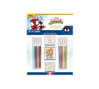 Multiprint Spidey & Friends Blister Pack 2 Stamps - Kids Craft & Stationery Set