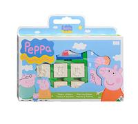 Multiprint Window Box 7 Stamps for Kids Peppa Pig, 100% Made in Italy, Personalized Stamps for Children, in Wood and Natural Rubber, Non-toxic Washable Ink, Gift Idea, art.07875