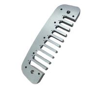 Multipurpose 10 Holes Blues Harmonica Tuning Comb Metal Texture Suitable for Stage Practice and Creative Expression Blues Harp Aluminum Alloy Harmonica Part