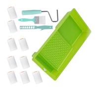 Multipurpose 13Pieces Paint Roller Set Featuring Sturdy 2Inch Rollers for Interior Wall Applications Daily Use Furniture Painting Roller
