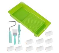 Multipurpose 13Pieces Paint Roller Set Featuring Sturdy 2Inch Rollers for Interior Wall Applications Daily Use Professional Painting Tool