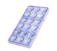 Multipurpose 18 Cavity Shell Chocolate Mold Food Grade Candy Baking Mold Bakewares for Family Baking and Event Planning Family Supplies