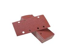 Multipurpose 185x93mm Flocking Sandpaper Sheets 8 Hole Design Abrasives for DIYer Projects Smooth Finishing Multiple Grit Sandpaper Projects