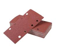 Multipurpose 185x93mm Flocking Sandpaper Sheets 8 Hole Design Abrasives for DIYer Projects Smooth Finishing Electrostatic Free Sandpaper