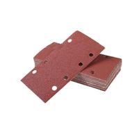 Multipurpose 185x93mm Flocking Sandpaper Sheets 8 Hole Design Abrasives for DIYer Projects Smooth Finishing Strong Adhesion Sandpaper for Grinding