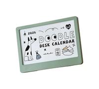 Multipurpose 2026 Calendar and Stand Set Featuring Colorful Images for Desk Organization Calendar with Stand