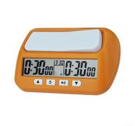 Multipurpose 3-in-1 Digital Chess Timer Housing Large Easy-Press Buttons Portable Bonus and Delay Modes Energy-Saving Precise Positive Timing High-Visibility Screen(B)