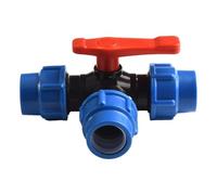 Multipurpose 32mm Sturdy Round Valves for Quick Connection in Garden Hose Systems Without Welding Needed Easy Installation Valves