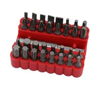 Multipurpose 33PCs Screwdriver Bit Collection Hard Alloy Steel Home Repair Equipment for Fastening Tasks Screwdriver Bit Set
