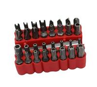 Multipurpose 33PCs Screwdriver Bit Collection Hard Alloy Steel Home Repair Equipment for Fastening Tasks Screwdriver Bit Set