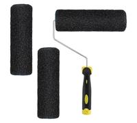 Multipurpose 3Pieces Paint Roller Set Featuring Sturdy Nylon 9Inch Rollers for Interior Wall Applications Daily Use Furniture Painting Roller