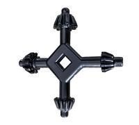Multipurpose 4 in 1 Drill Chuck Key Wrench 4 Head Professional Chuck Most Power Tools and Excavator Keys