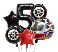 Multipurpose 40 Inch Aluminum Foil Balloon Set Feature Helmet Tire Motifs for Exciting Party Atmospheres Celebration Enhancement Outdoors Balloons