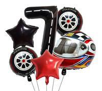 Multipurpose 40 Inch Aluminum Foil Balloon Set Feature Helmet Tire Motifs for Exciting Party Atmospheres Celebration Enhancement Outdoors Balloons