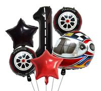 Multipurpose 40 Inch Aluminum Foil Balloon Set Feature Helmet Tire Motifs for Exciting Party Atmospheres Celebration Enhancement Outdoors Balloons