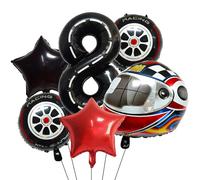 Multipurpose 40 Inch Aluminum Foil Balloon Set Feature Helmet Tire Motifs for Exciting Party Atmospheres Celebration Enhancement Outdoors Balloons