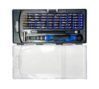 Multipurpose 58 Piece Tip Screwdriver Set Portable Carrying Case for Home and On The Go Electronics Repairs Crosses
