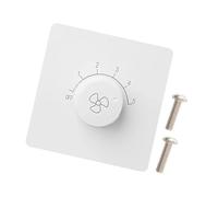 Multipurpose 86 Type Ceiling Fan Speed Controllers Wall Mounted Rotary Dimmer Switches 10.0A 220V Easy Installion Easy Installion Fan Speed Controllers