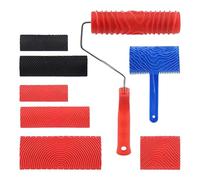 Multipurpose 8Pieces Paint Roller Set Featuring Sturdy Rollers for Interior Wall Applications Daily Use Professional Painting Tool