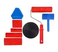 Multipurpose 8Pieces Paint Roller Set Featuring Sturdy Rollers for Interior Wall Applications Daily Use Furniture Painting Roller