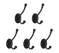Multipurpose Alloy Wall Hooks Single Hooks Even Finish Erosion Resistant for Hanging Clothes Towels & More Hook