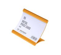 Multipurpose Aluminum Alloy Desktop Information Stand for Effective Visual Communication Modern Design Name Card Holder Table Name Card Holder