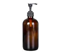 Multipurpose Amber Bottle 15ml-500ml Glass Cosmetic Container Dropper Sprayer Pumps Option For Liquid Storage Essential Oil Refillable Bottle