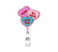 Multipurpose Badge Holder with Belt Clip Spring Loaded Retractable ABS Holder for Doctor Nurse Student Teacher Easy Pull Clip