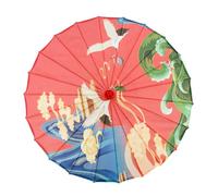 MultiPurpose Bamboos Silk Umbrella Decorative Parasol For Traditional Celebration And Everyday Use 82cm Diameter Chinese Oiled Paper Umbrella