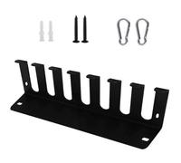 MultiPurpose Barbell Rack Wall Mount Gym Resistance Bands Storage Hanger 7 Holes Metal Bat Storage Enduring For Exercise Bands Lifting Belts And Jump Rope