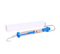 Multipurpose Blue Spring Scale with 1N 2.5N 5N 10N 20N 30N Capacity for Lab Experiments Physics Education Weight Measurement Hanging Balance Scale
