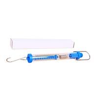 Multipurpose Blue Spring Scale with 1N 2.5N 5N 10N 20N 30N Capacity for Lab Experiments Physics Education Weight Measurement Hanging Balance Scale