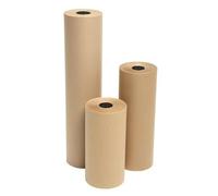 Multipurpose Brown Kraft Paper Rolls 500mm, 600mm, 750mm, 900mm & 1000mm Rolls For Packing Gifts Arts & Crafts (600mm x 100m)