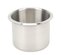 Multipurpose Brushed Stainless Steel Car Cup Holders Stable Drink Holder for Marine Boat RV Silver 80mm Diameter 68mm Width 55mm Height