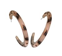 Multipurpose C Shape Hoops Earrings Crafted From Practical Sturdy Resin Portable For Adding A Touch Of Elegant Leopard Hoops Earrings