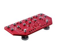 Multipurpose Cabinet Hardware Shelf Pin Guide and Hinge Guide Device Strong Aluminum Metal Construction Long Last Use Permanent Aluminum Joint Format