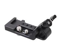 Multipurpose Camera Expansion Plate 15mm Tube Clamp Adapter Photography Mount Accessory Attachment with Tool Aluminum Alloy Camera Extension