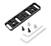 Multipurpose Camera Mounting Plate Easy Installtion with Standard 1/4-20 3/8-16 Thread Hole for DSLR Cage Accessories Aluminum Camera Mount