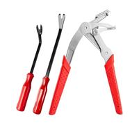 Multipurpose Car Panel Clip Remover Pliers for Interior and Exterior Trim Work Ergonomic Grip Fastener Clip Removal Tool Auto Body Remover