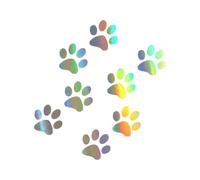 Multipurpose Cats Paws Prints Decal Pack Decorative Suitable for Cars Motorcycles & Electronic Devices in Bright Color Lovely Puss Grip Decals