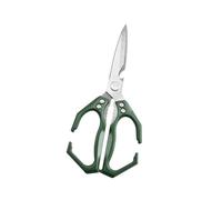 Multipurpose Chicken Bone Scissors Kitchen Shears for Fish Scales Vegetables Professional Ergonomic Grip Gadget Aluminum Alloy Bone Cutter Safe Locks Household Shears High Efficiency Food Scissors