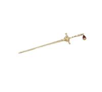 Multipurpose Chinese Swords Tassels Hair Stick For Women Buns With Elegant Hair Gemed In Gold And Silver Designs