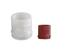 Multipurpose Christmas Man Silicone Mold Detailed Cup Making Resin Art Concrete and Gift Making Christmas Silicone Mold